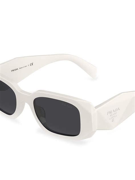 white sunglasses women prada|white prada sunglasses women's.